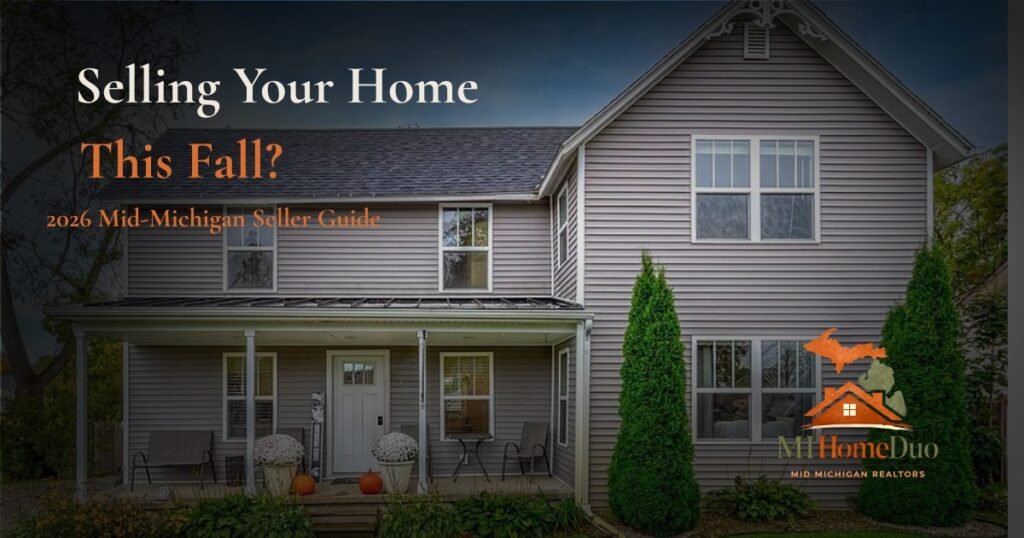 Mid-Michigan home in the fall featured in MIHomeDuo's 2026 home selling guide